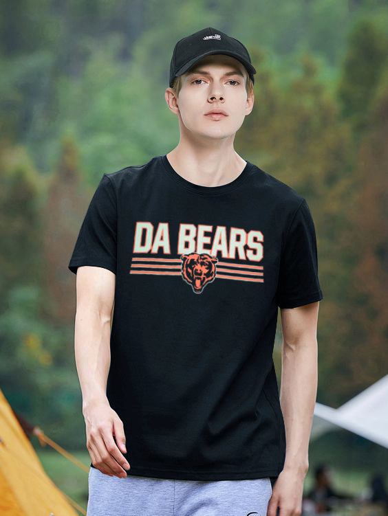 47 Crew Neck Half Sleeve Tee Shirt For Men-Navy with Print-SP2034