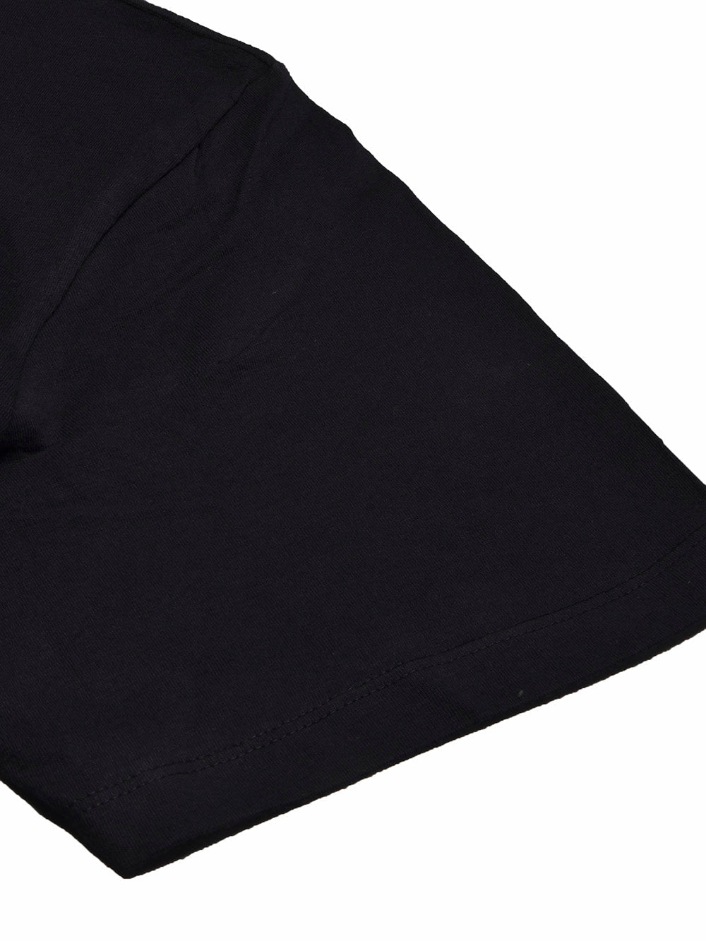 47 Single Jersey Crew Neck Tee Shirt For Men-Black with Print-BE1009/BR13249