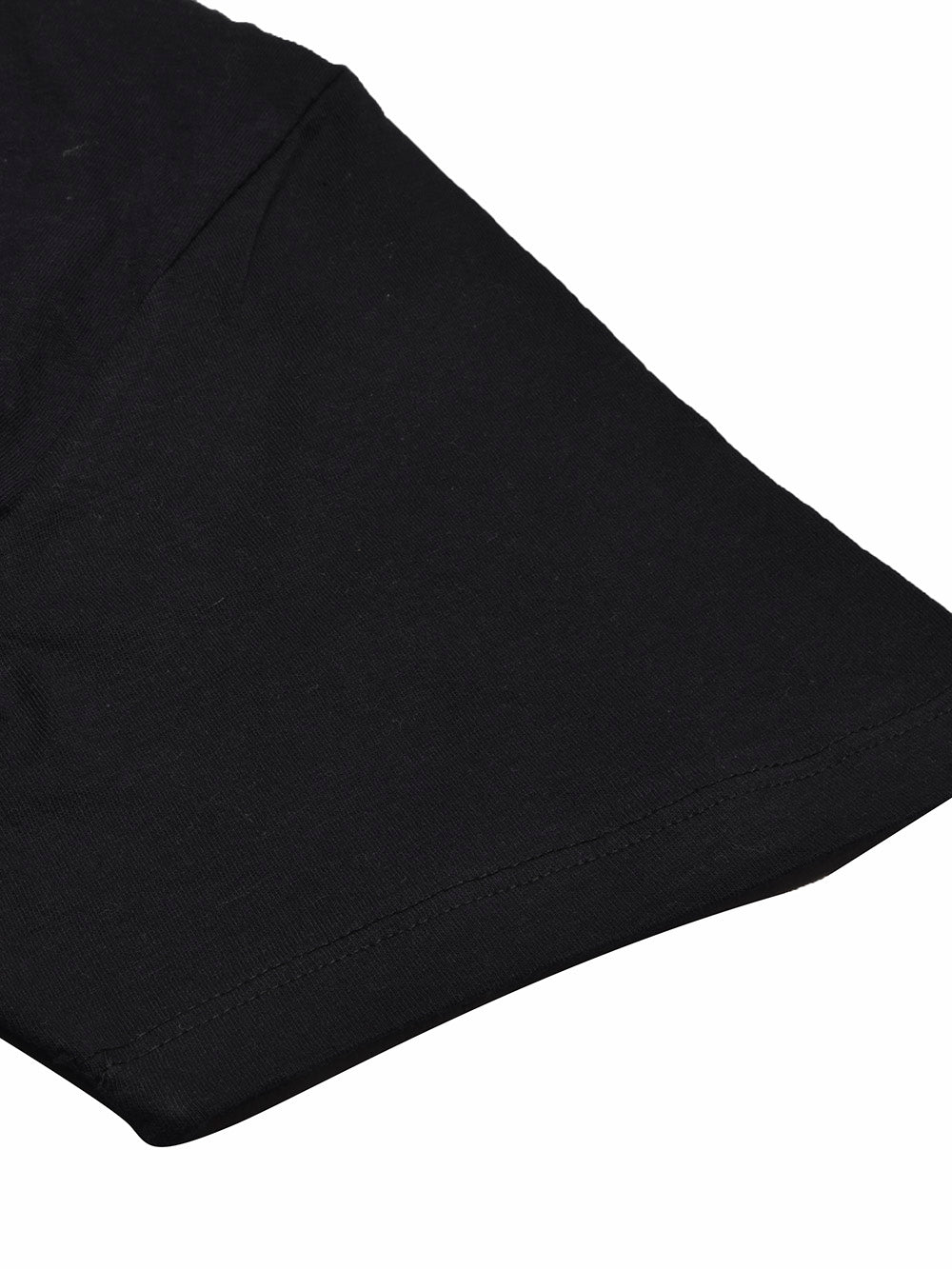 47 Single Jersey Crew Neck Tee Shirt For Men-Black with Print-BE1021/BR13256