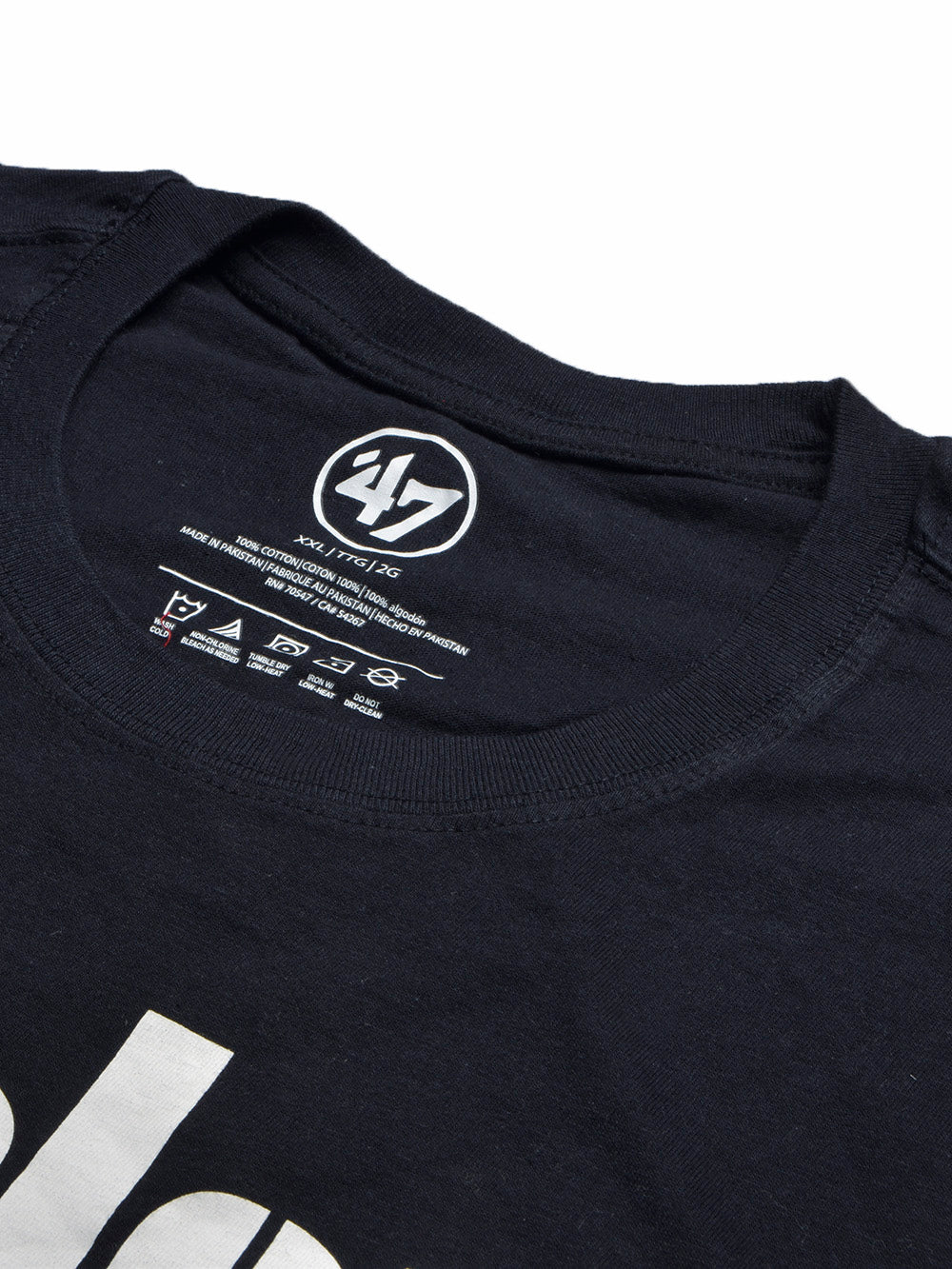 47 Single Jersey Crew Neck Tee Shirt For Men-Dark Navy with Print-BE1014/BR13252