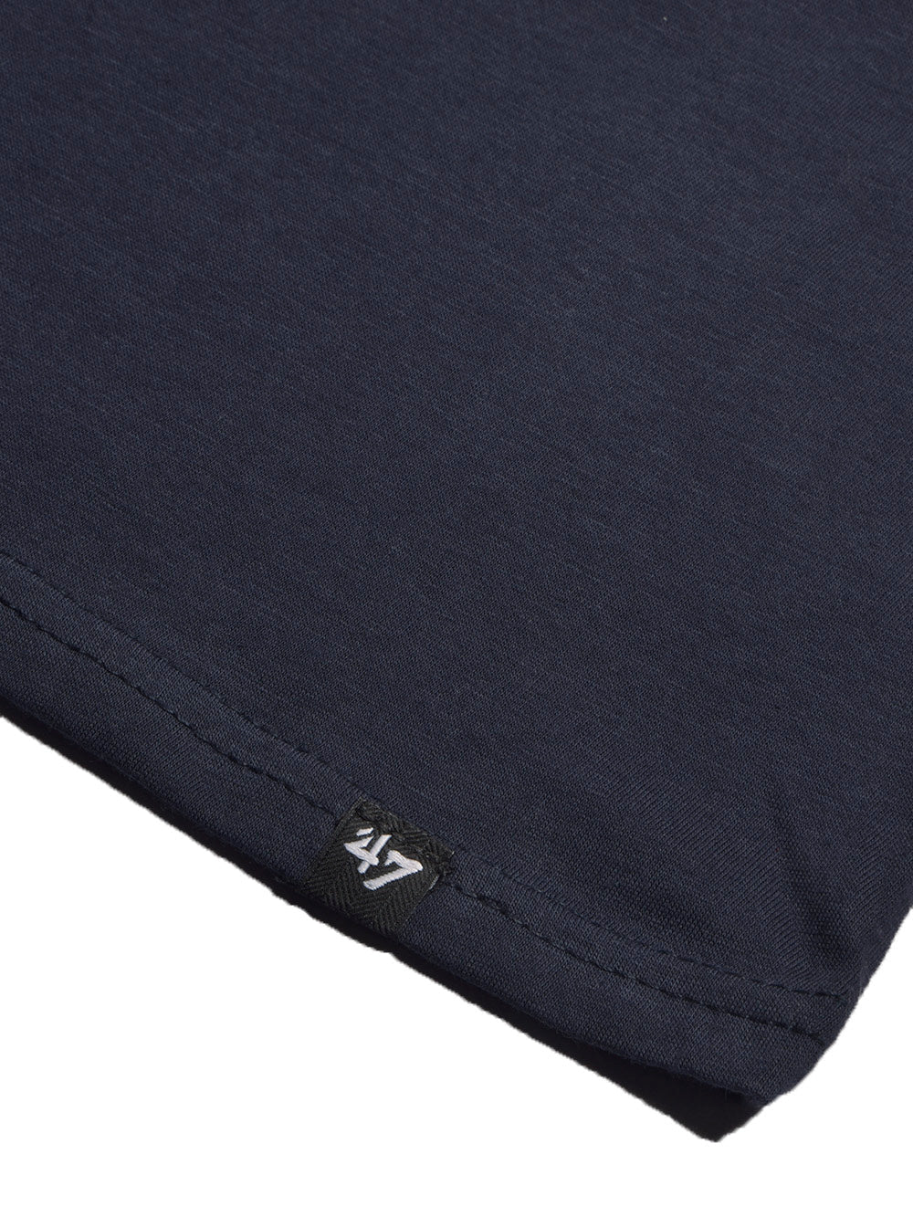 47 Single Jersey Crew Neck Tee Shirt For Men-Navy with Print-BE909/BR13171