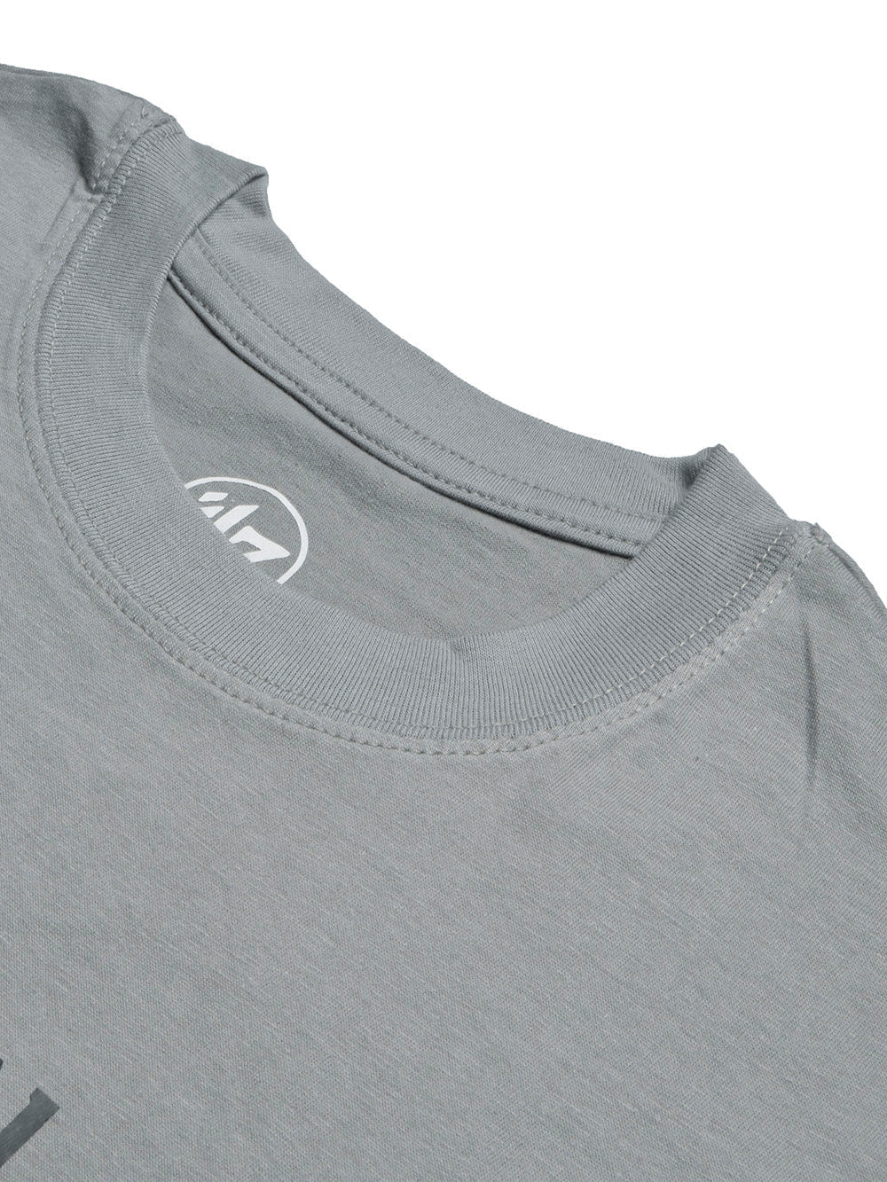 47 Single Jersey Crew Neck Tee Shirt For Men-Slate Grey with Print-BE908/BR13170