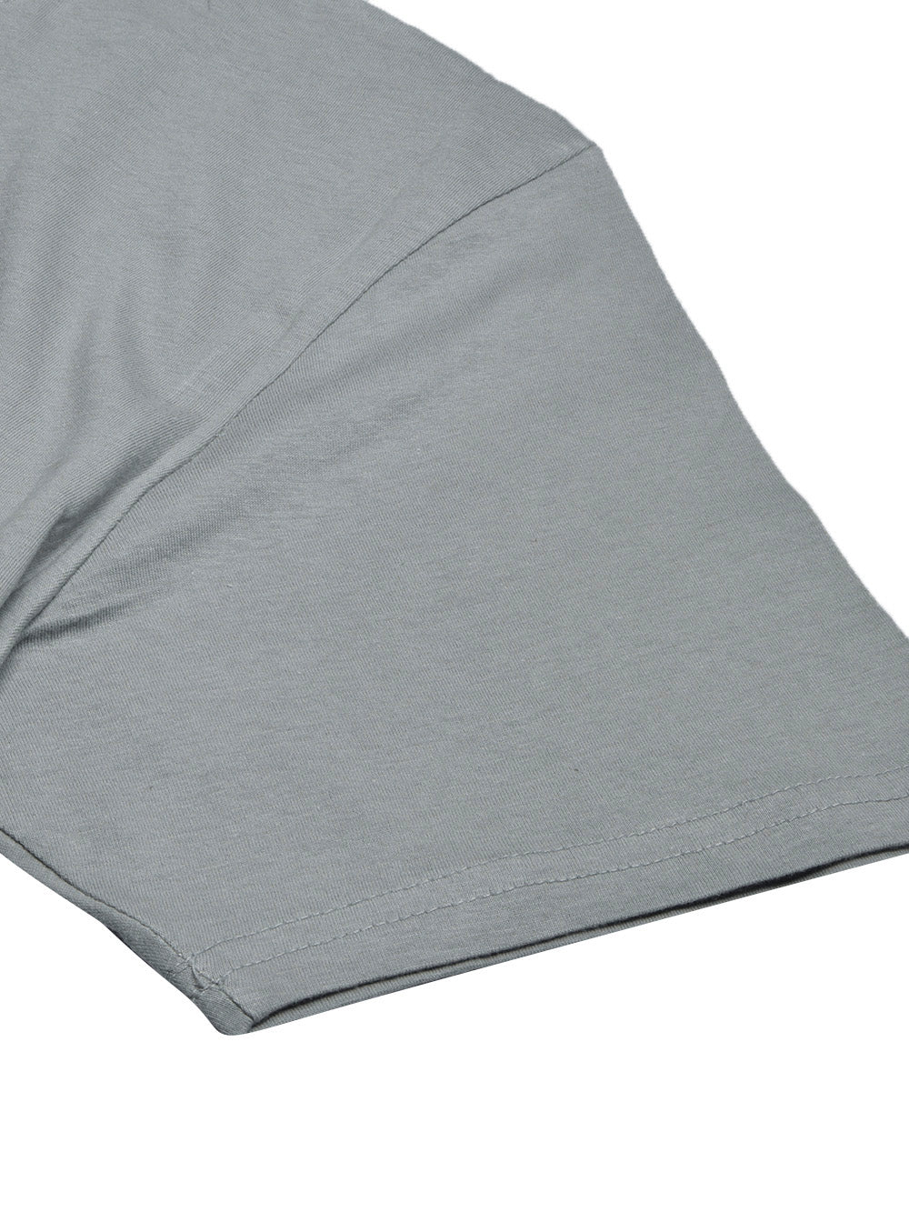 47 Single Jersey Crew Neck Tee Shirt For Men-Slate Grey with Print-BE908/BR13170