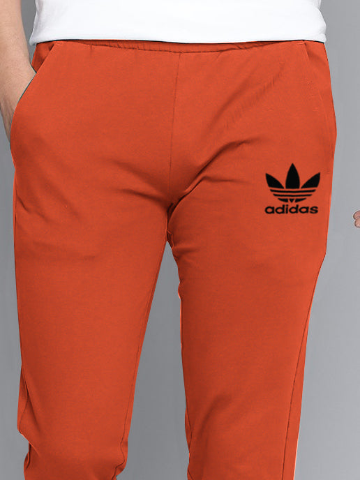 ADS Fleece Jogger Sweatpant For Men-Blaze Orange-BE2672