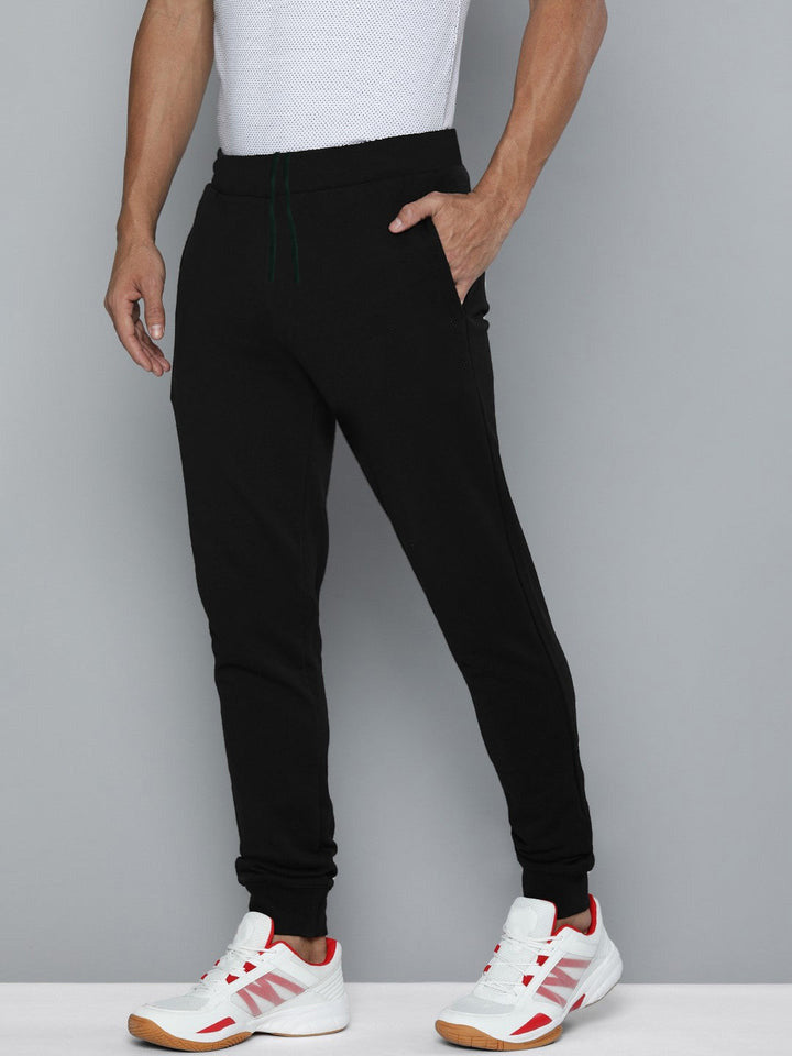 ADS Fleece Jogger Sweatpant For Men-Black-BE2673