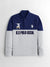U.S Polo Assn. Long Sleeve Polo Shirt For Men-Blue & Grey-BE337/BR1118