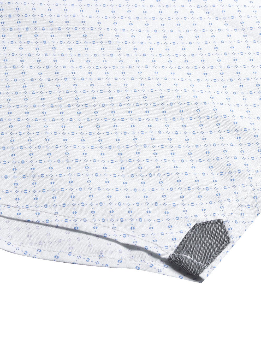 DKRS Premium Casual Shirt For Men-White with Allover Print-BE1416