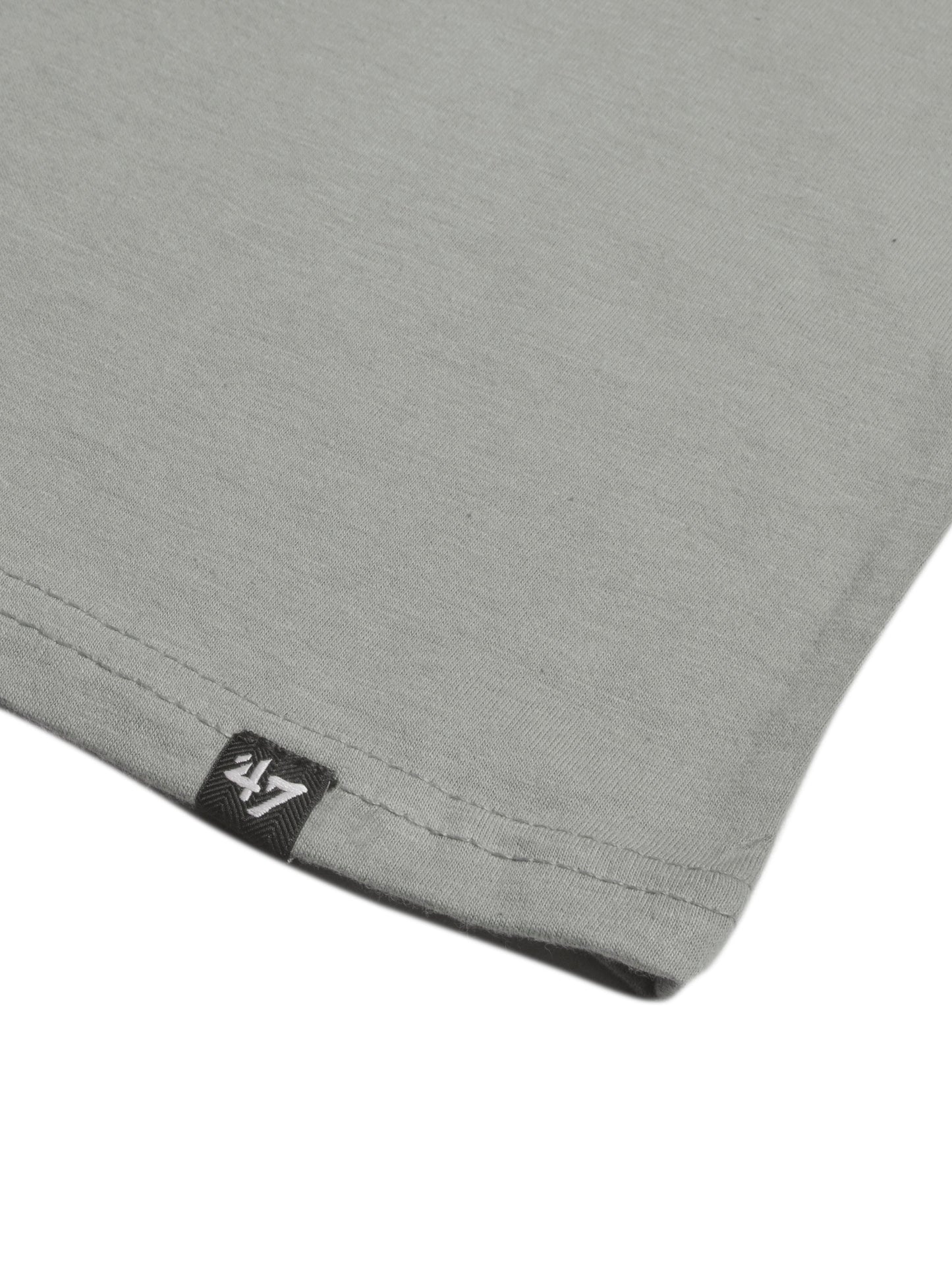 47 Single Jersey Crew Neck Tee Shirt For Men-Slate Grey with Print-SP1653/RT2393
