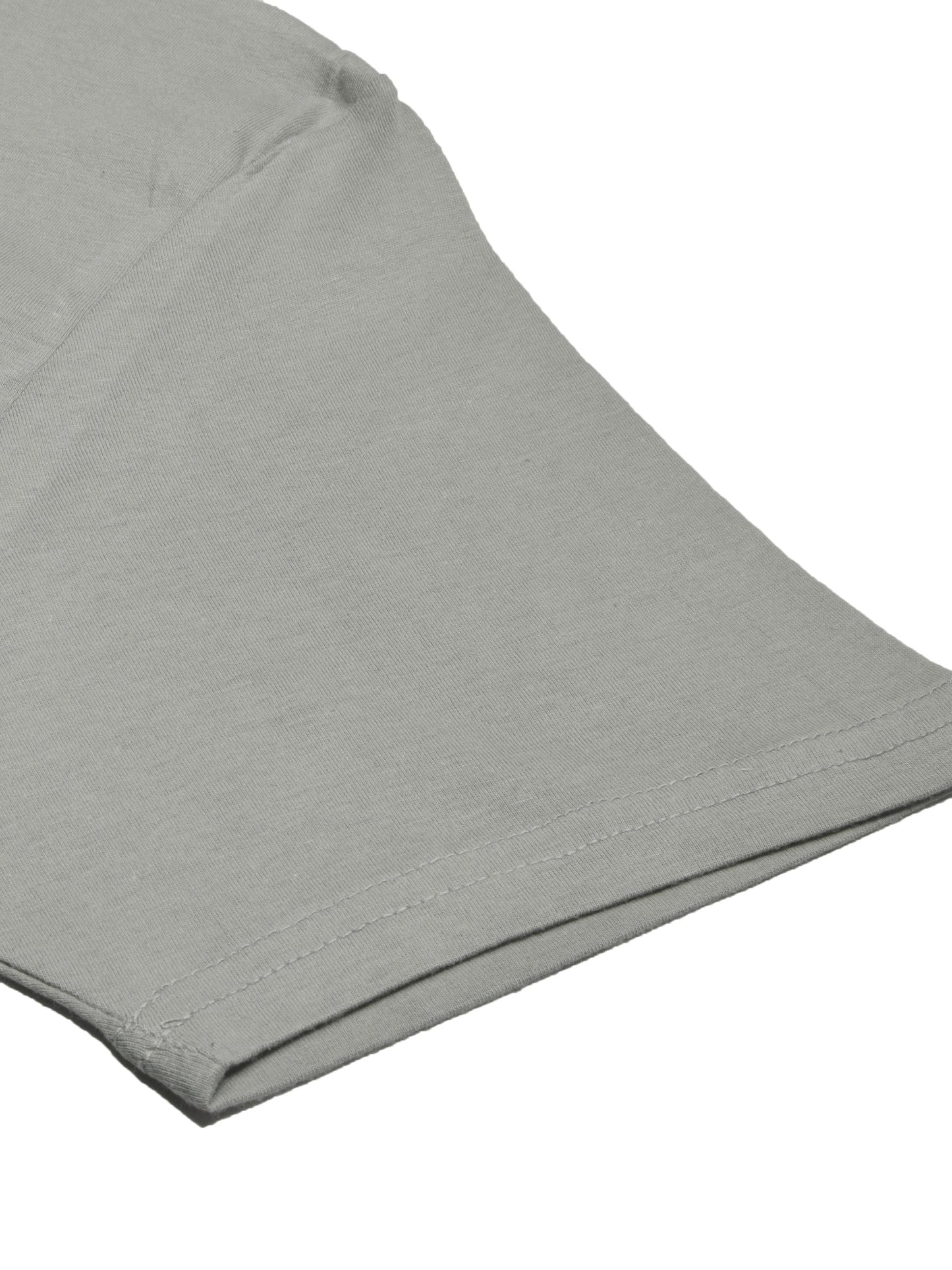 47 Single Jersey Crew Neck Tee Shirt For Men-Slate Grey with Print-SP1654/RT2394