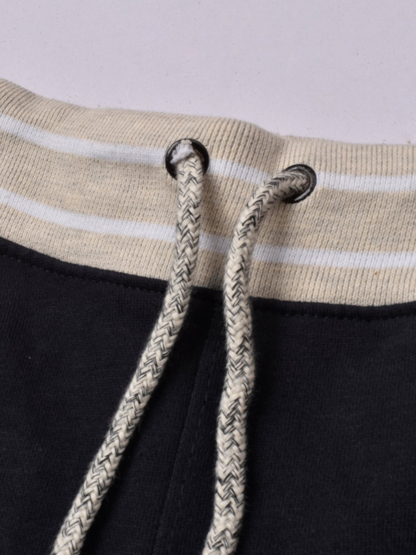 Red Pearl Terry Fleece Slim Fit Jogger Trouser For Kids-Navy & Off White With Assorted Stripes-SP880/Rt2167