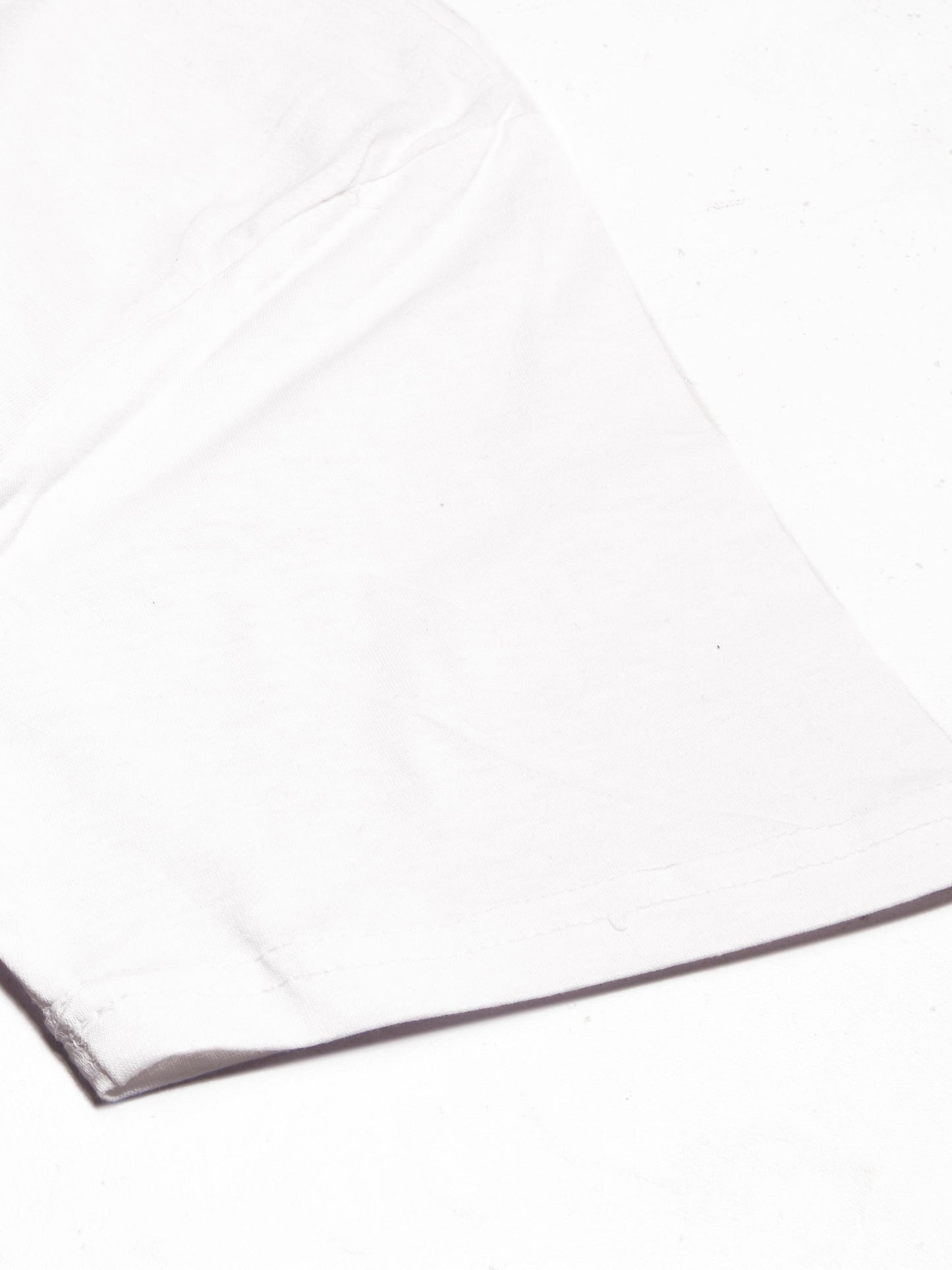 47 Single Jersey Crew Neck Tee Shirt For Men-White with Print-SP1651/RT2391