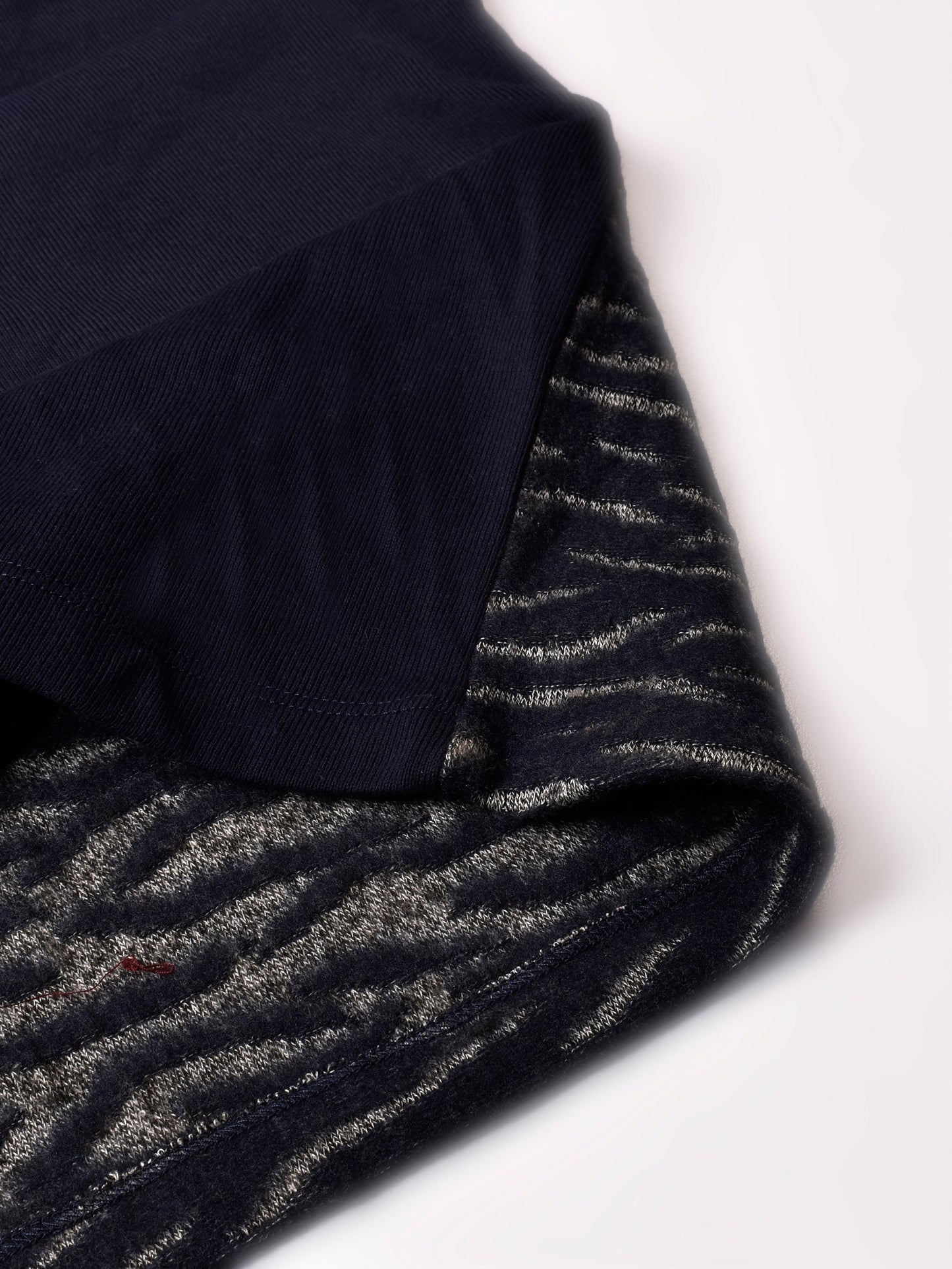 Louis Vicaci Fleece Sleeveless Zipper Sweater For Men-Navy Blue-RT1508