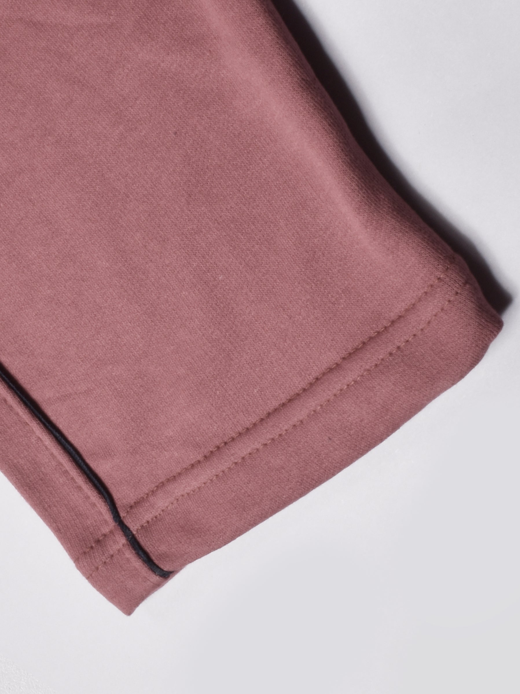 Louis Vicaci Fleece Zipper Tracksuit For Men-Dark Pink-RT1383