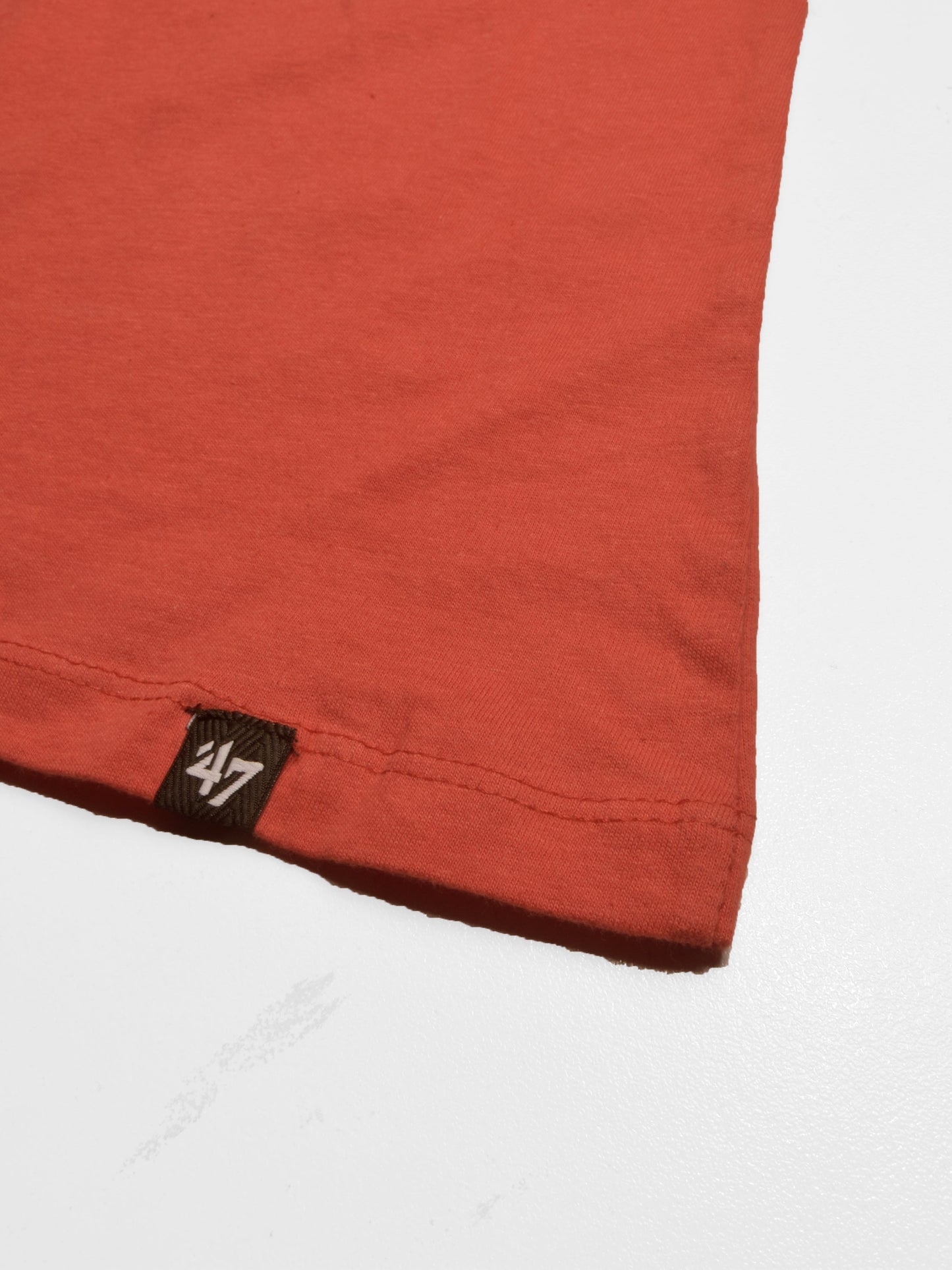 47 Single Jersey Crew Neck Long Sleeve Shirt For Men-Orange-SP1842