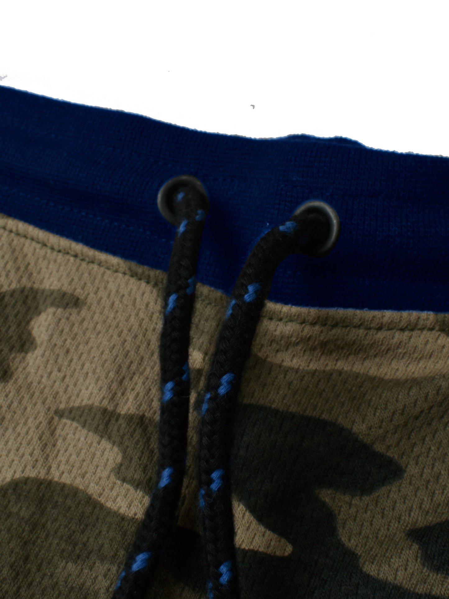 Red Pearl Ribb Slim Fit Jogger Trouser For Kids-Allover Camouflage-SP878/R2166