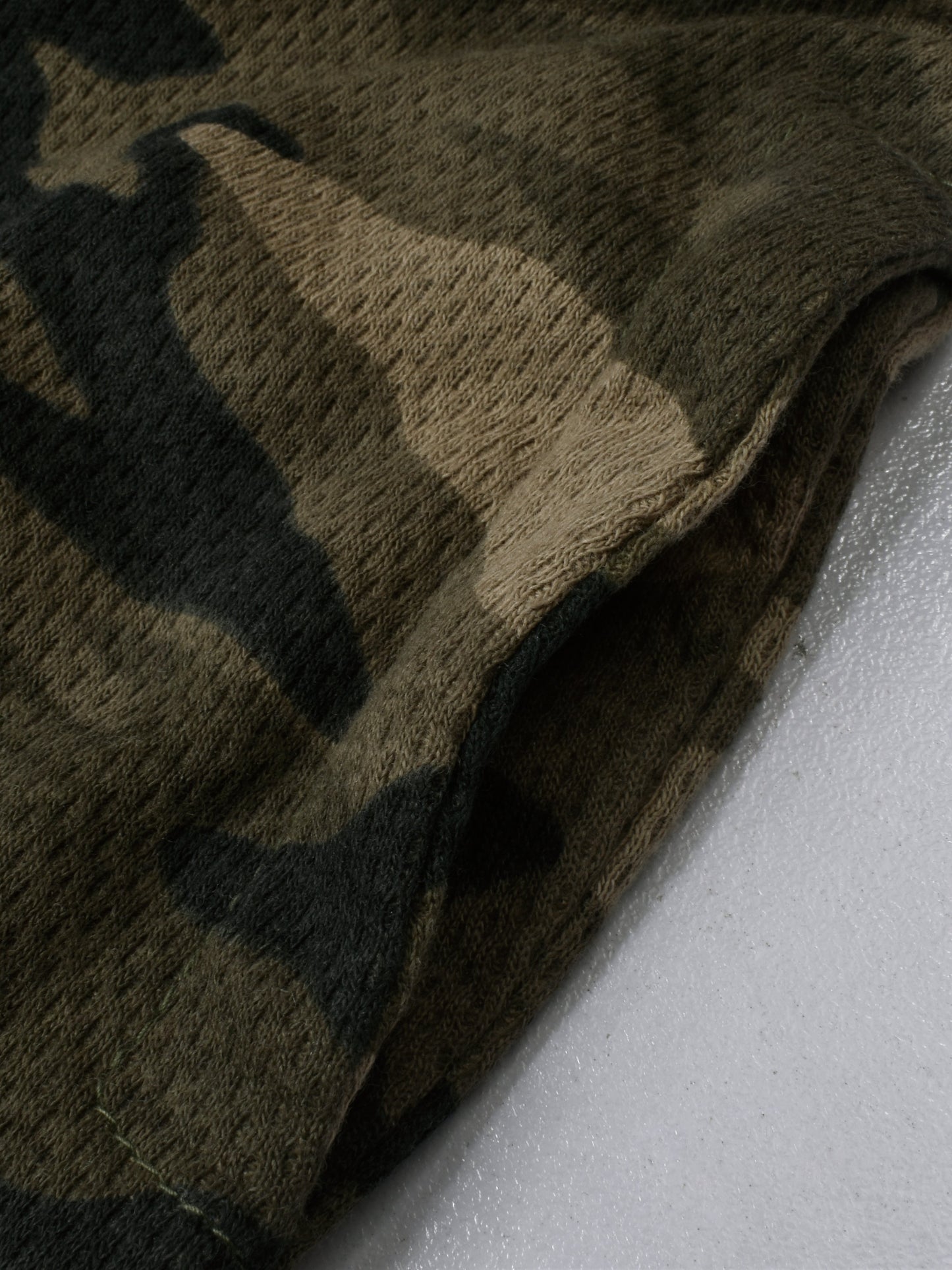 Red Pearl Ribb Slim Fit Jogger Trouser For Kids-Allover Camouflage-SP878/R2166