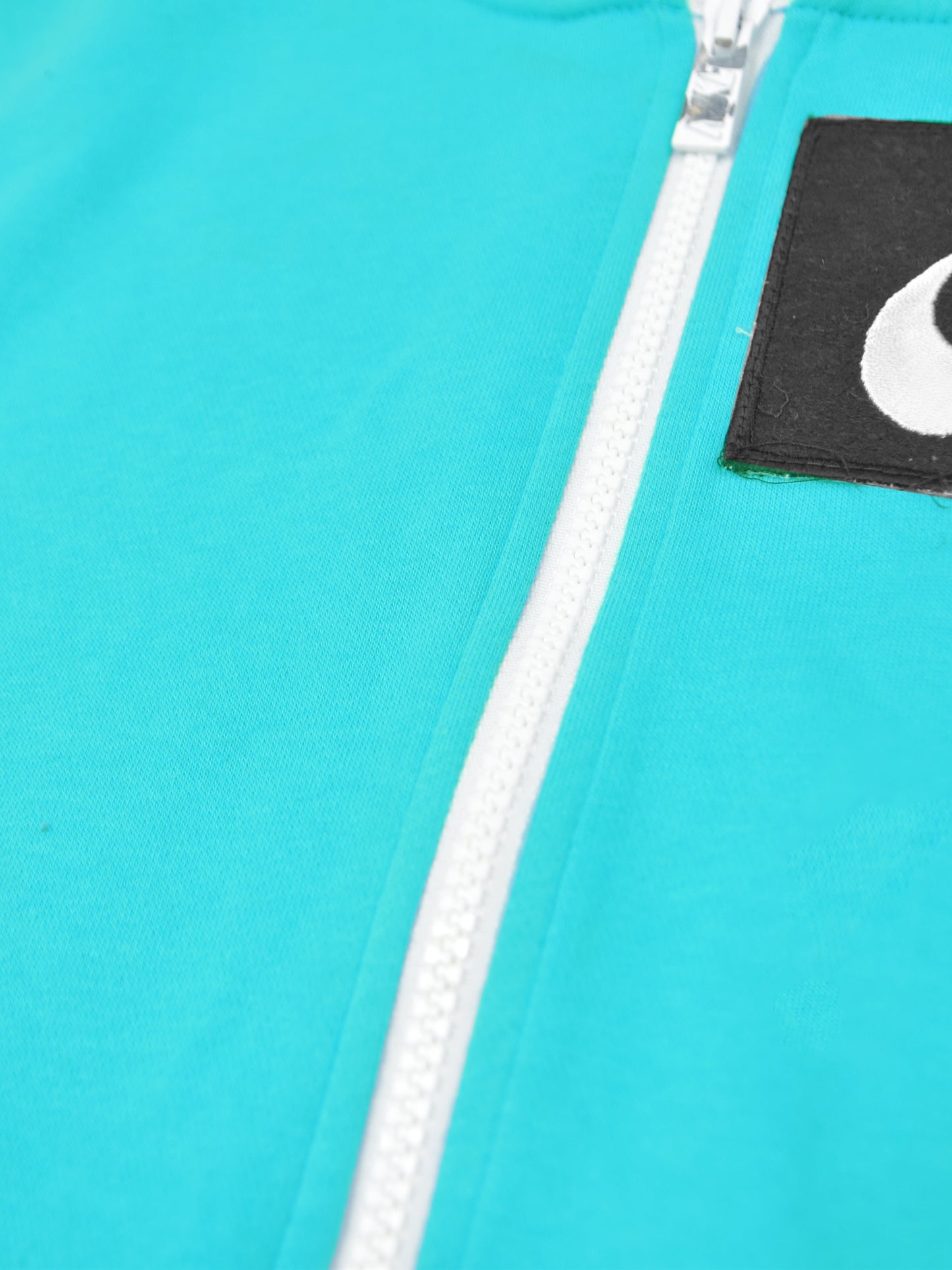 NK Fleece Zipper Hoodie For Men-Cyan-SP53
