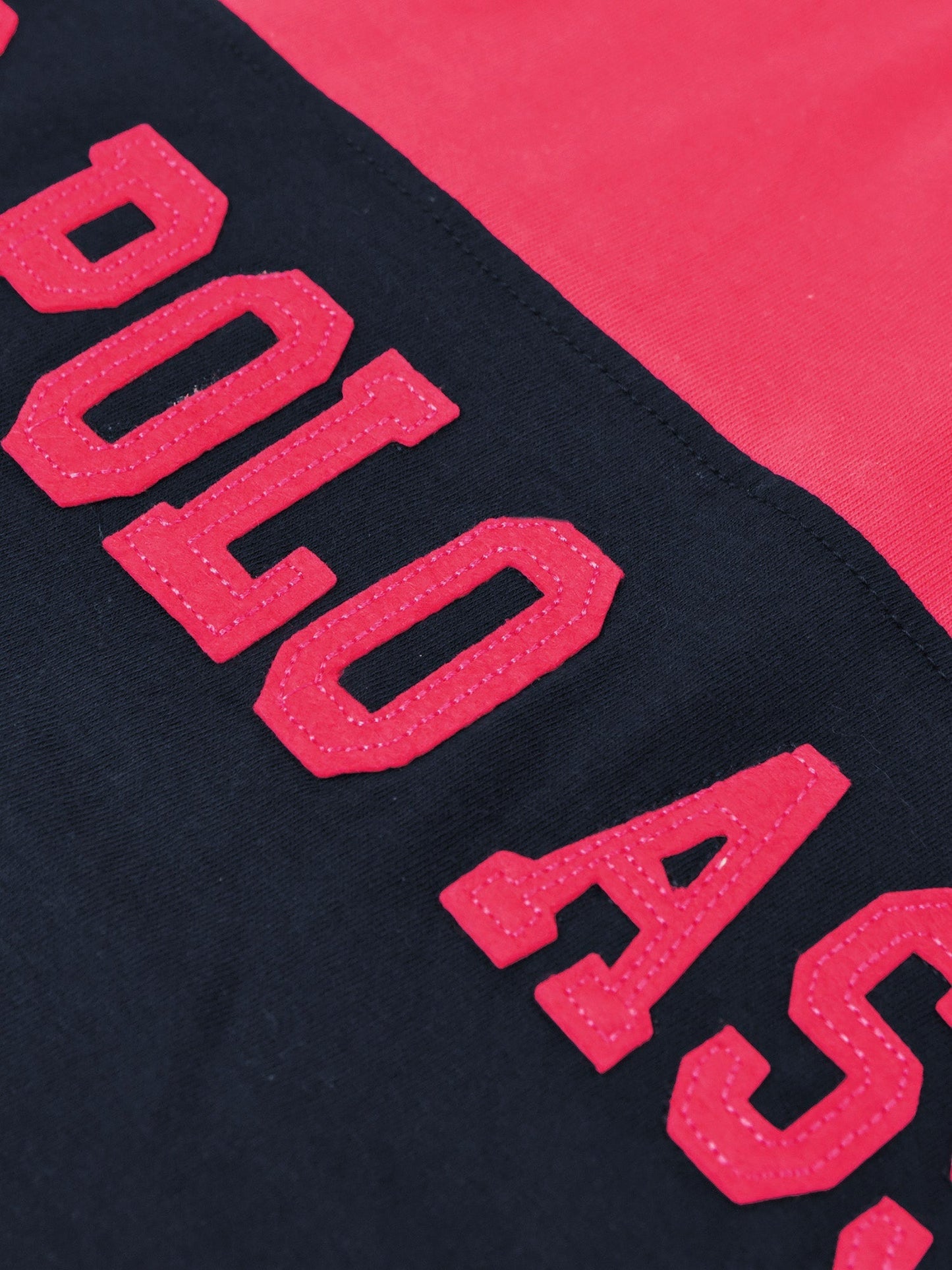 U.S.P.A Long Sleeve Polo Shirt For Men-Pink & Navy-SP6449