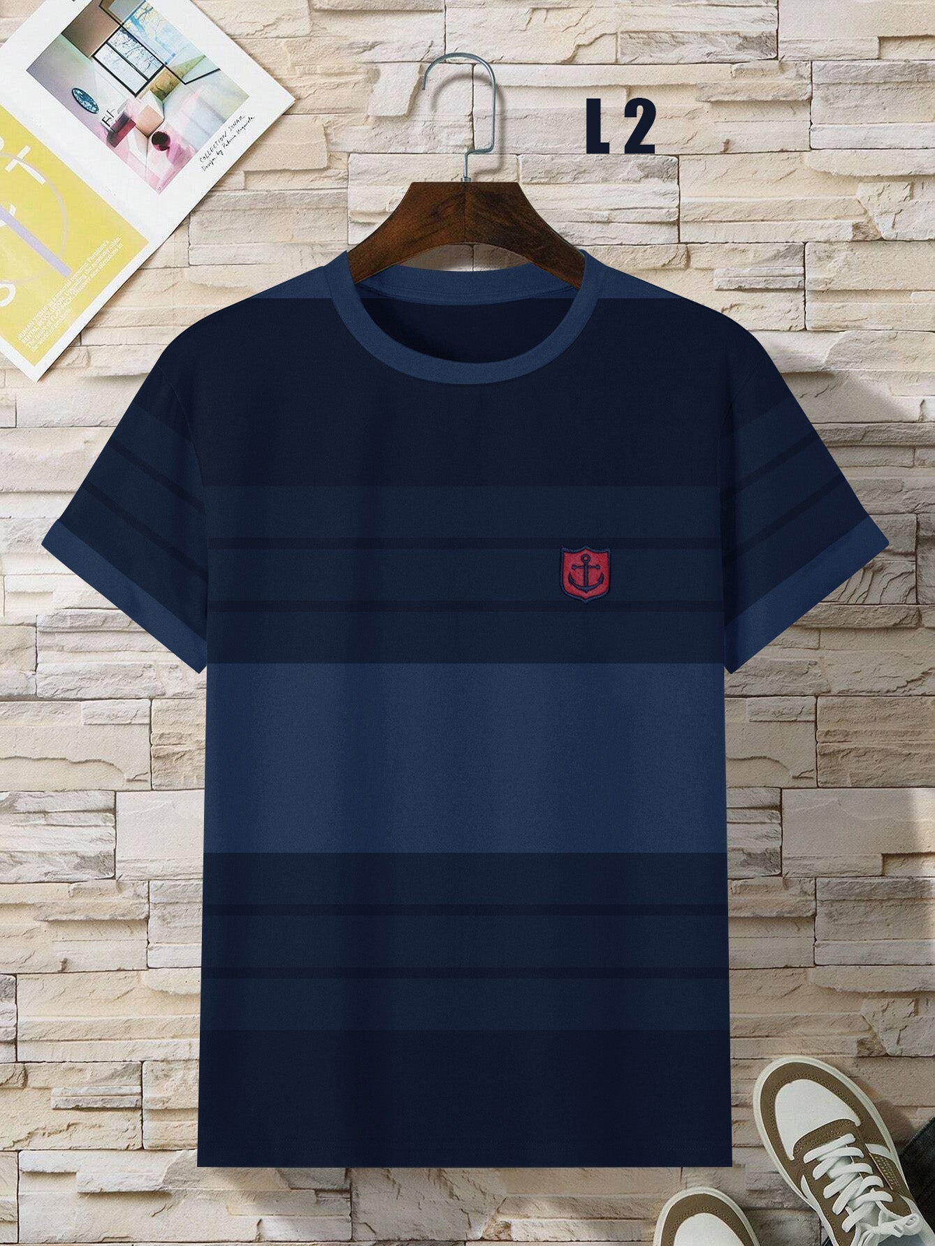 Next Single Jersey Crew Neck Tee Shirt For Men-BE1681