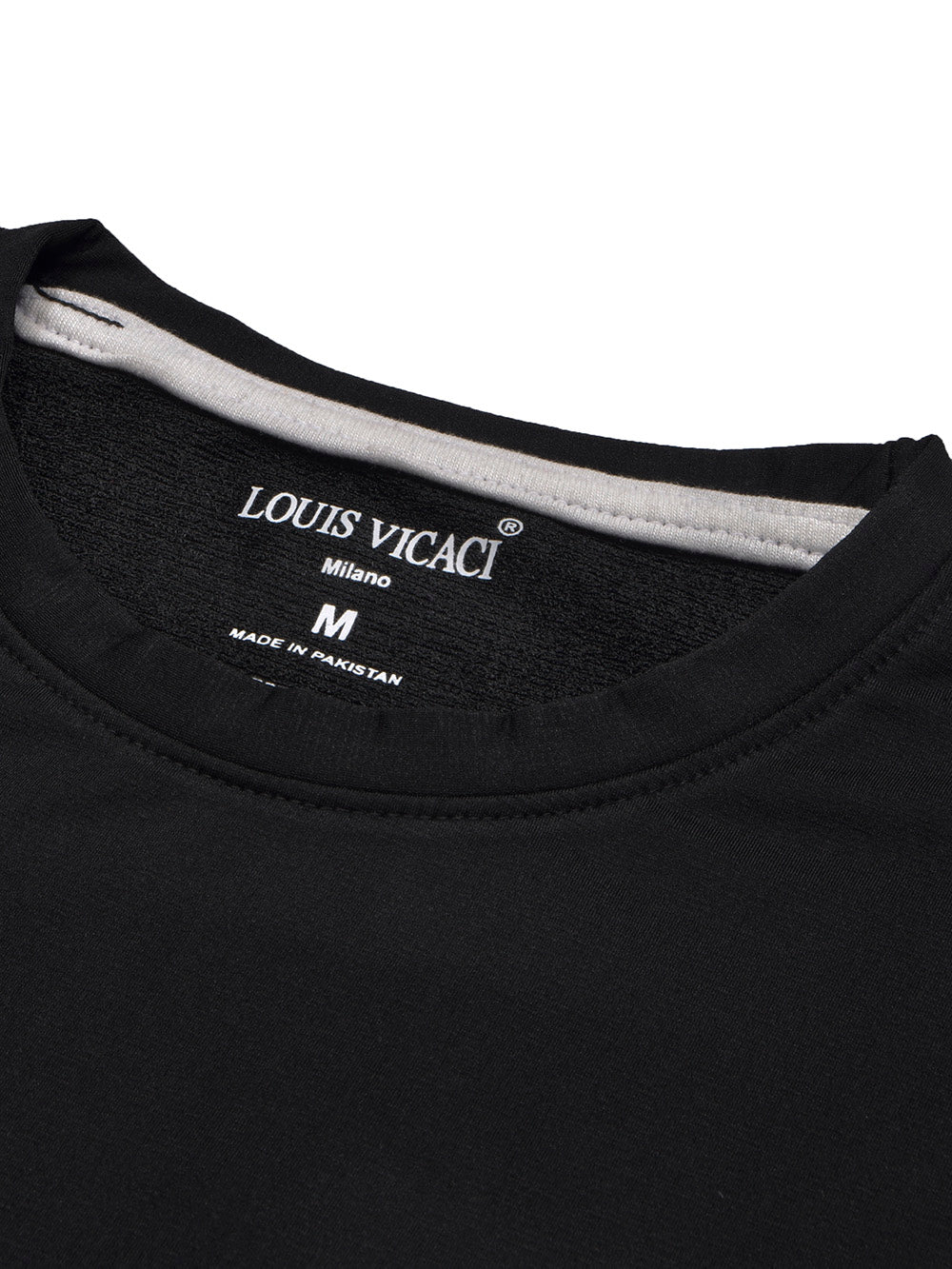 Louis Vicaci Summer T Shirt For Men-Black-BE951/BR13199