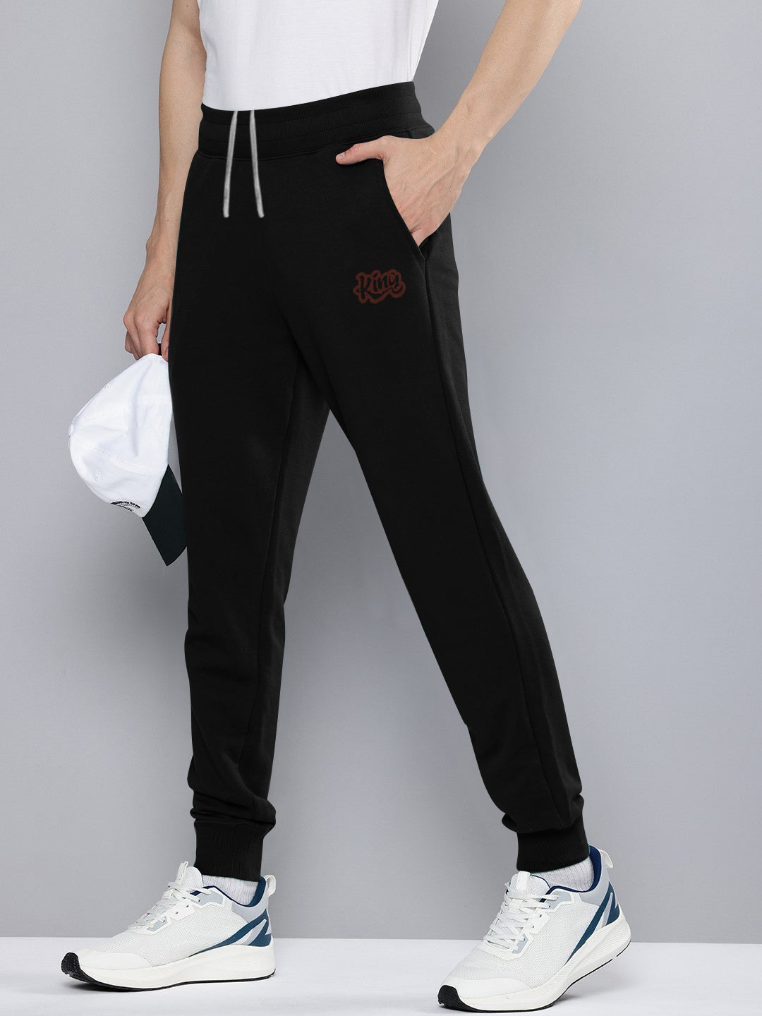 NXT Fleece Jogger Sweatpant For Men-Black-BE2666