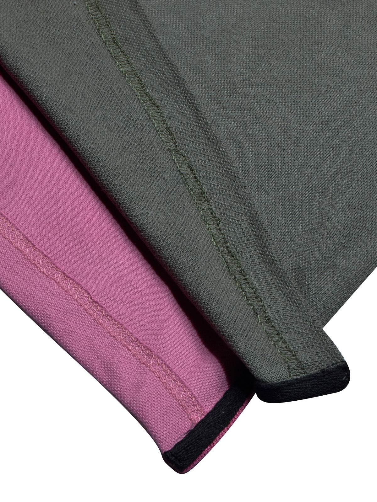 NXT Summer Polo Shirt For Men-Dark Slate Grey with Sky & Pink Stripe-BE755/BR13002