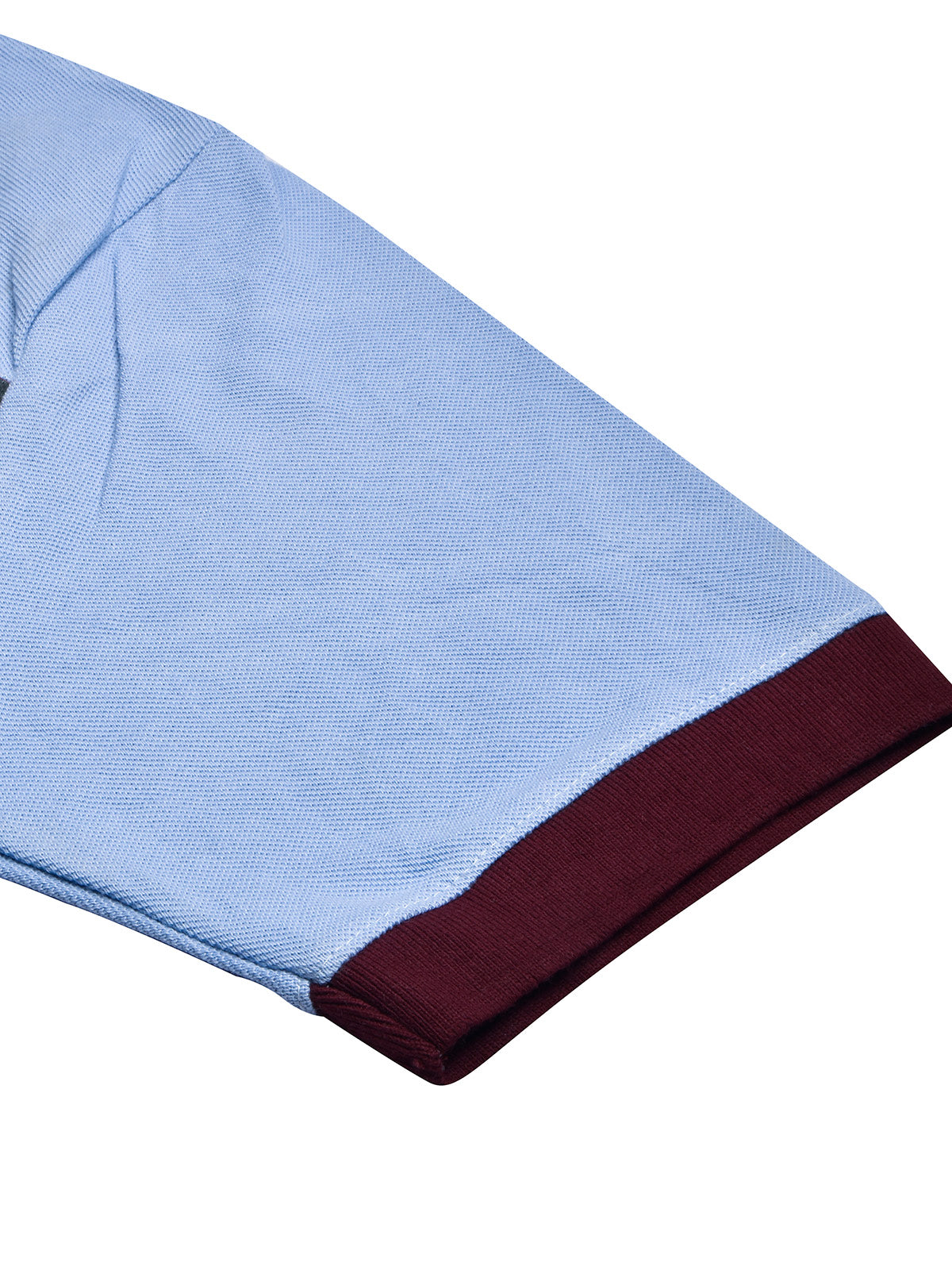 NXT Summer Polo Shirt For Men-Grey with Green & Maroon Stripe-BE710/BR12963
