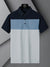 NXT Summer Polo Shirt For Men-Smoke Sky with Navy & Blue Stripe-BE705/BR12958