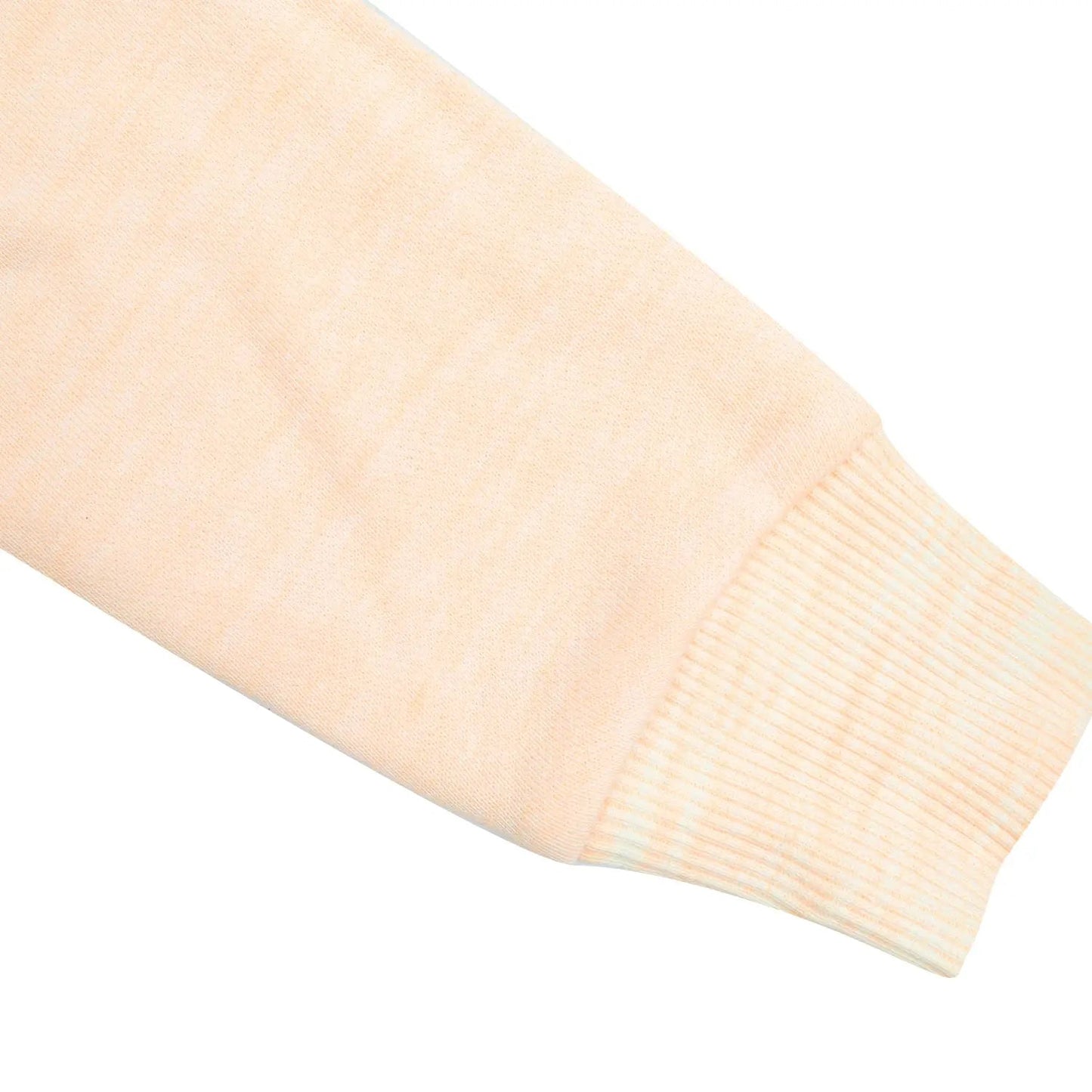NYC Polo Terry Fleece Cowl Neck Hoodie For Ladies-Light Peach-SP259