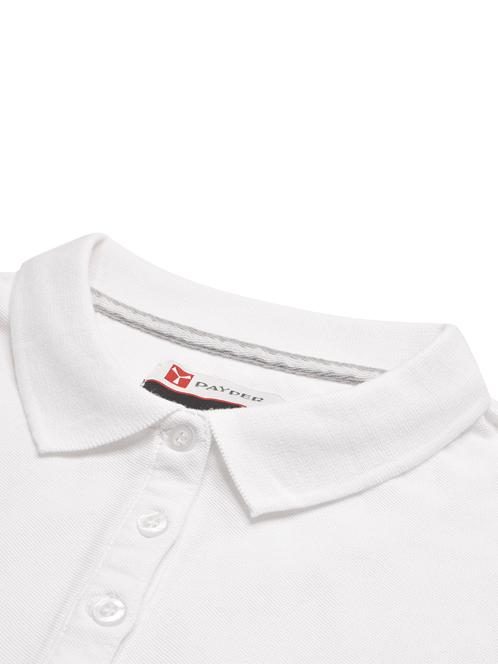 PYPR Summer Solid Long Sleeve Polo Shirt For Women-White-BE1645/BR13876