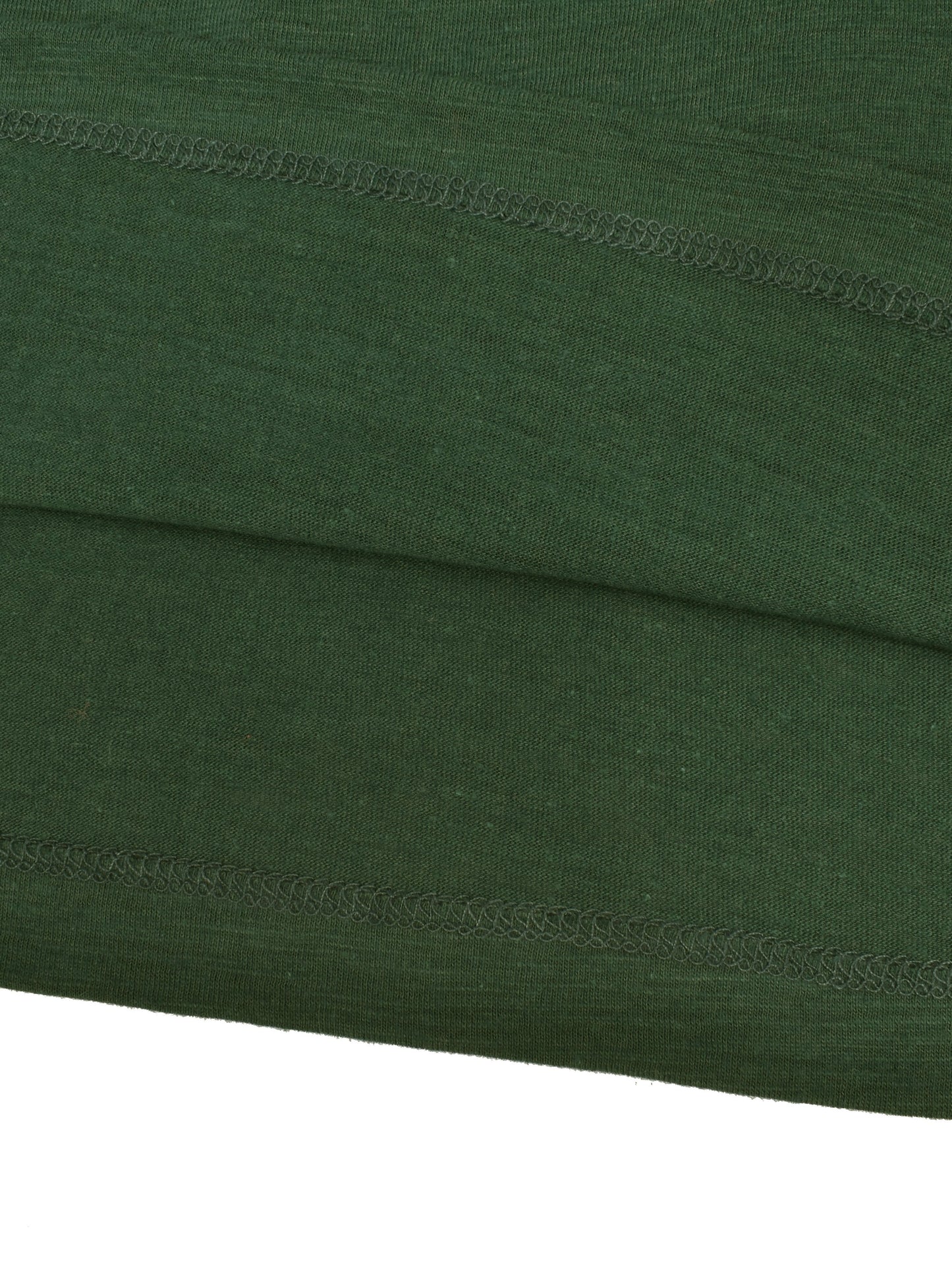 Majestic V Neck Half Sleeve Tee Shirt For Ladies-Green Melange-SP1977