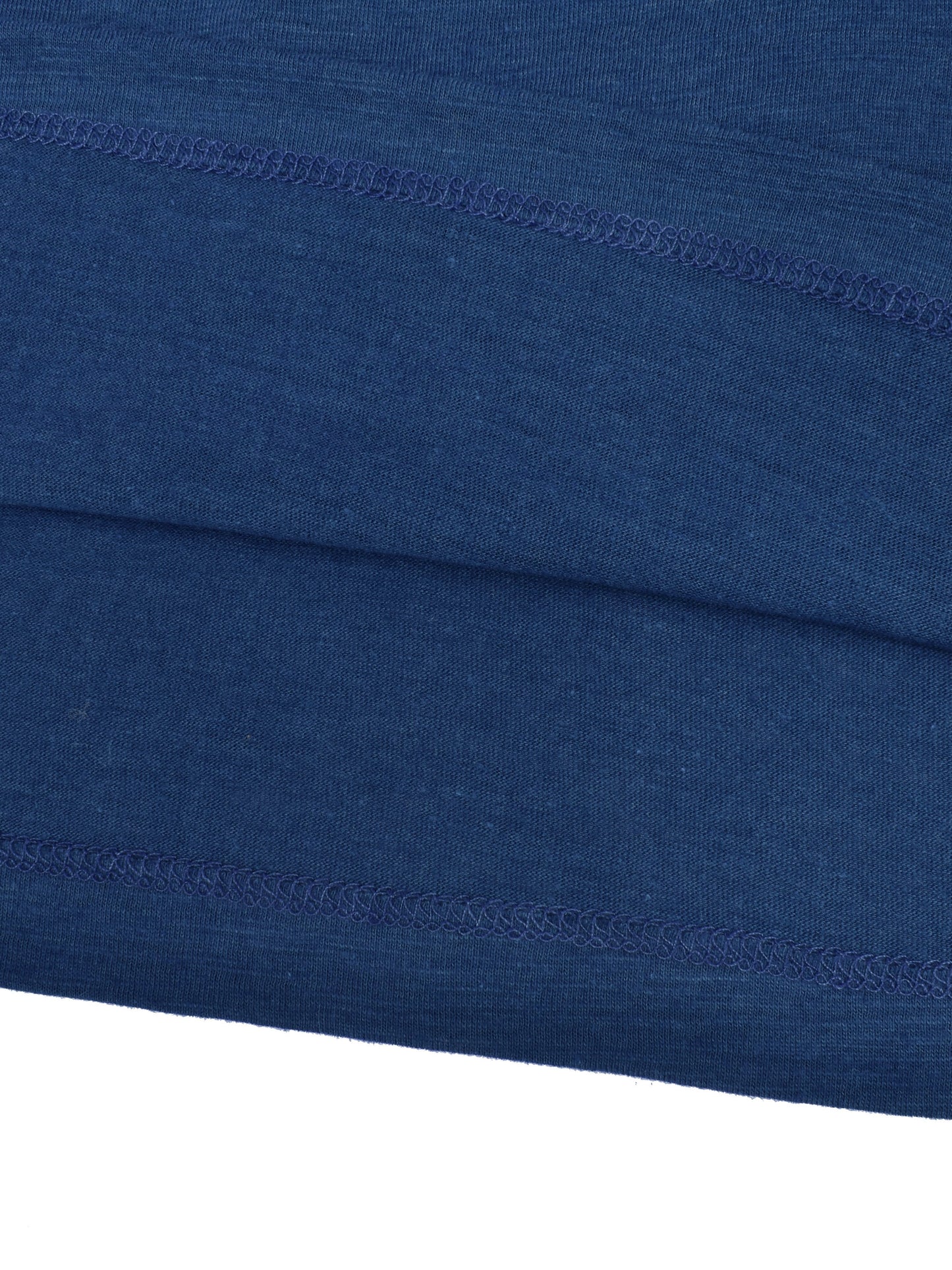 Majestic V Neck Half Sleeve Tee Shirt For Ladies-Blue Melange-SP1965