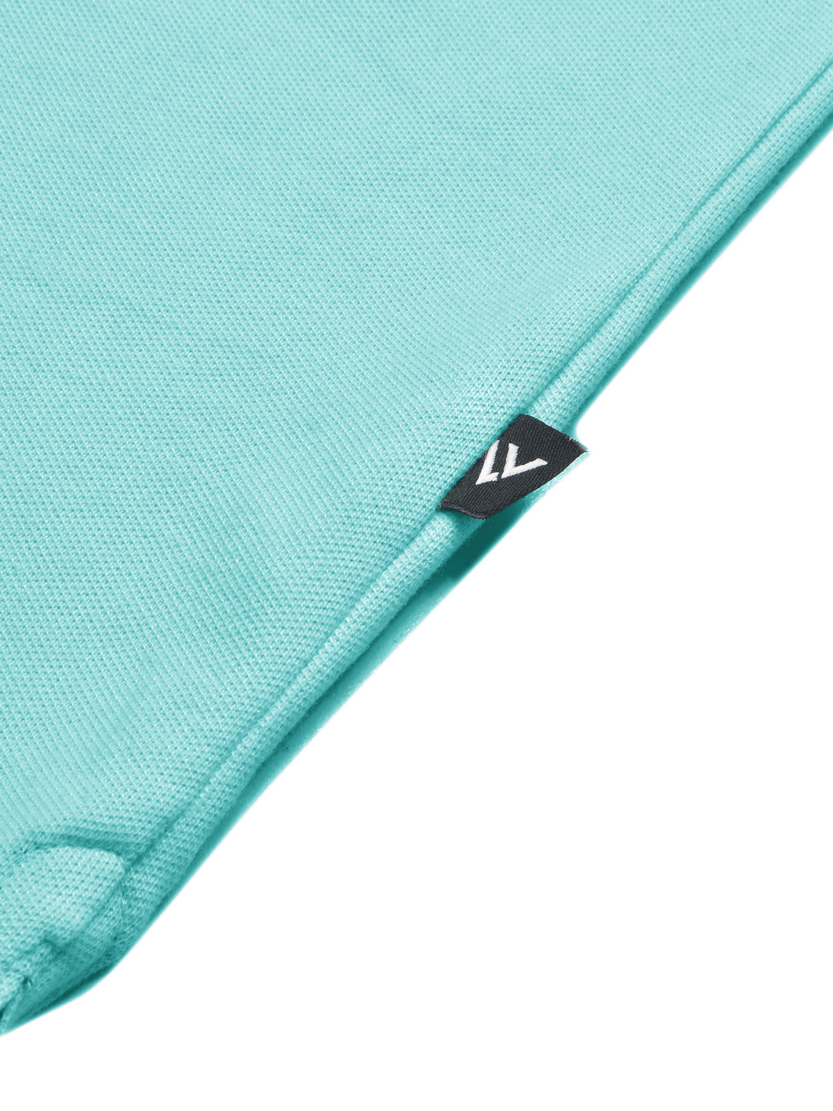 LV Summer Polo Shirt For Men-Light Cyan Blue & Dark Navy-SP1547/RT2367