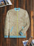 Quilted Zipper Baseball Jacket For Kids-Skin Allover Print with Sky-BE132