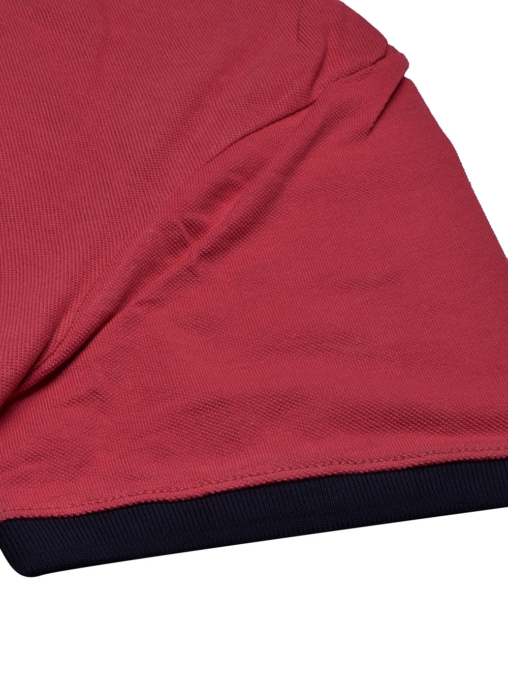 U.S Polo Assn. Summer Polo Shirt For Men-Dark Pink with Navy & White Panel-BE807
