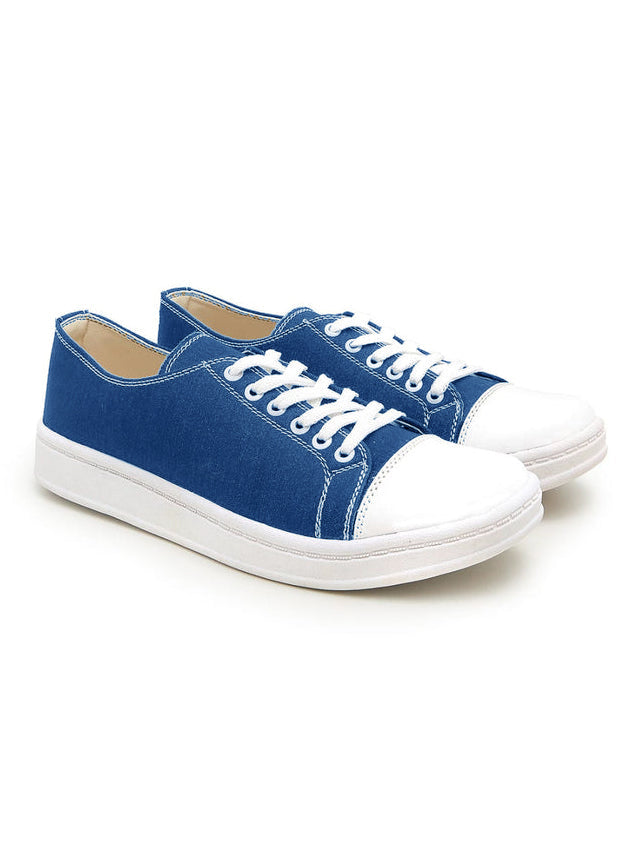 Men Vans Style Sneaker Shoes-Blue-AZ05