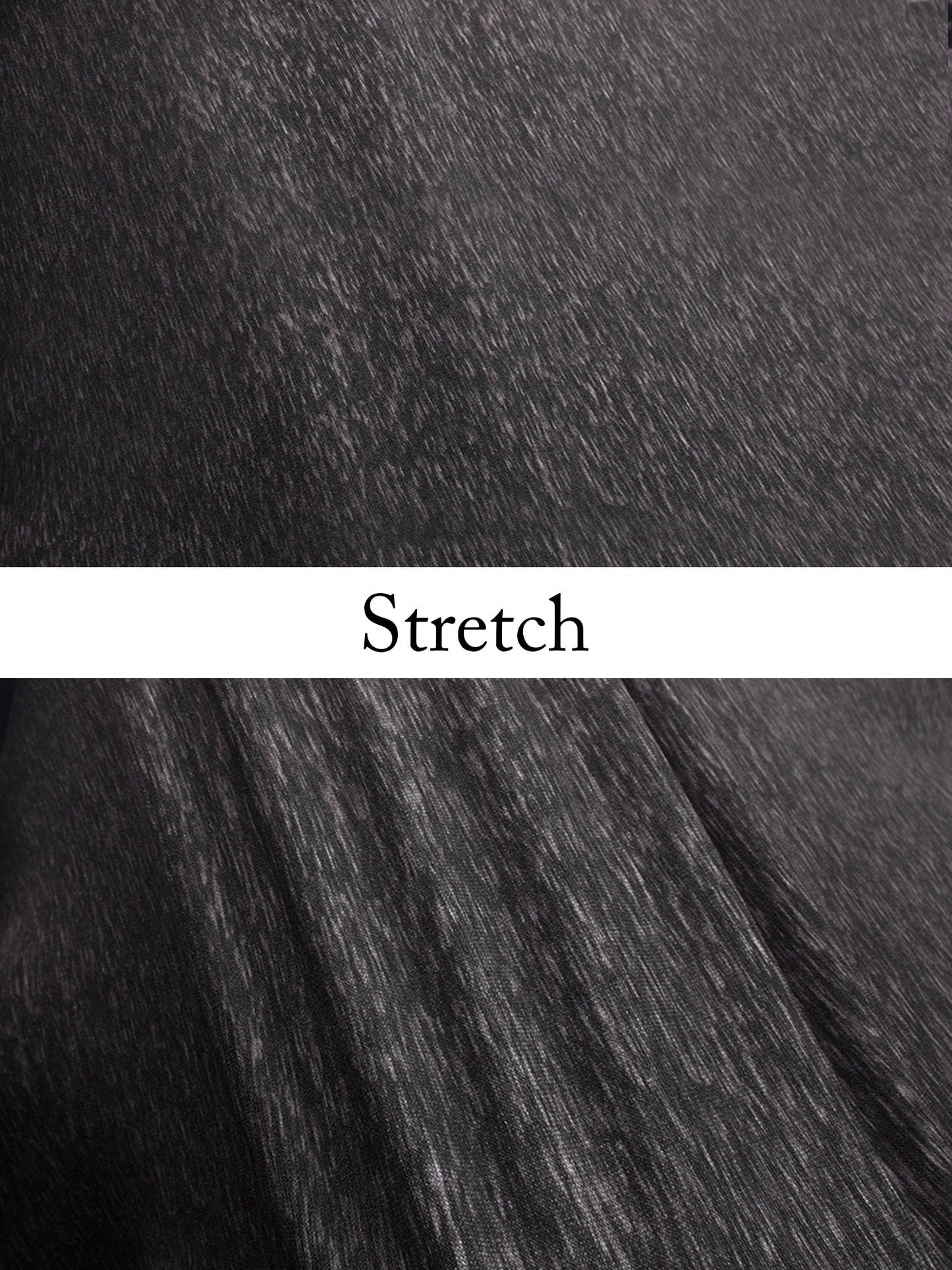 Louis Vicaci Super Stretchy Slim Fit Interlock Pent For Men-Black Melange-BR406