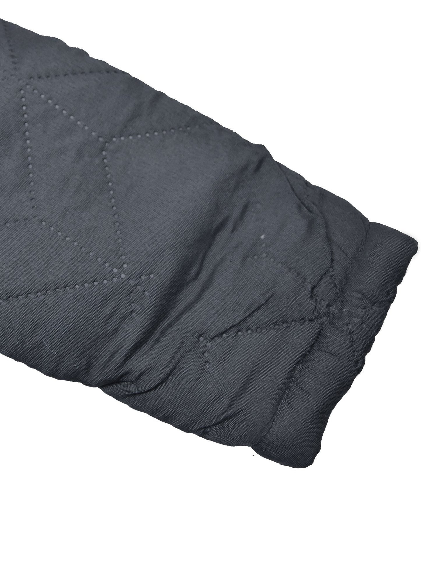 Mango Quilted Inner Fur Zipper Hoodie For Kids-Dark Grey-BE122/BR933