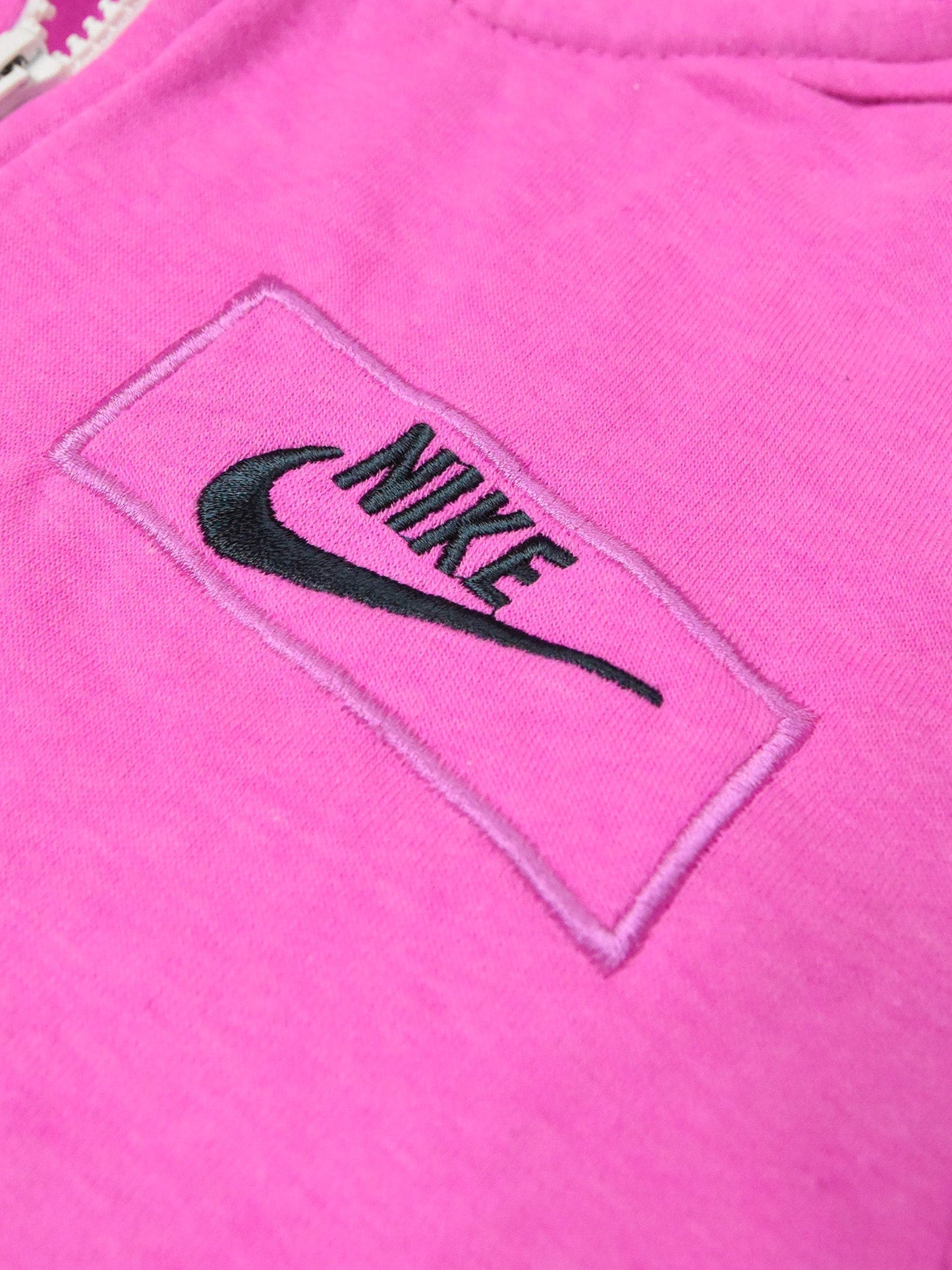 NK Fleece 1/4 Zipper Hoodie For Men-Pink-SP44