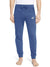 NK Fleece Slim Fit Without Pockets Trouser For Men-Blue Melange-SP541