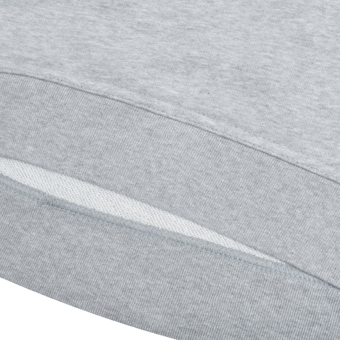 NK Terry Fleece Lace Up Hoodie For Ladies-Grey Melange-RT884