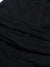 P&B Fleece Pullover Hoodie For Men-Black With  Burgundy Melange Panel-SP637
