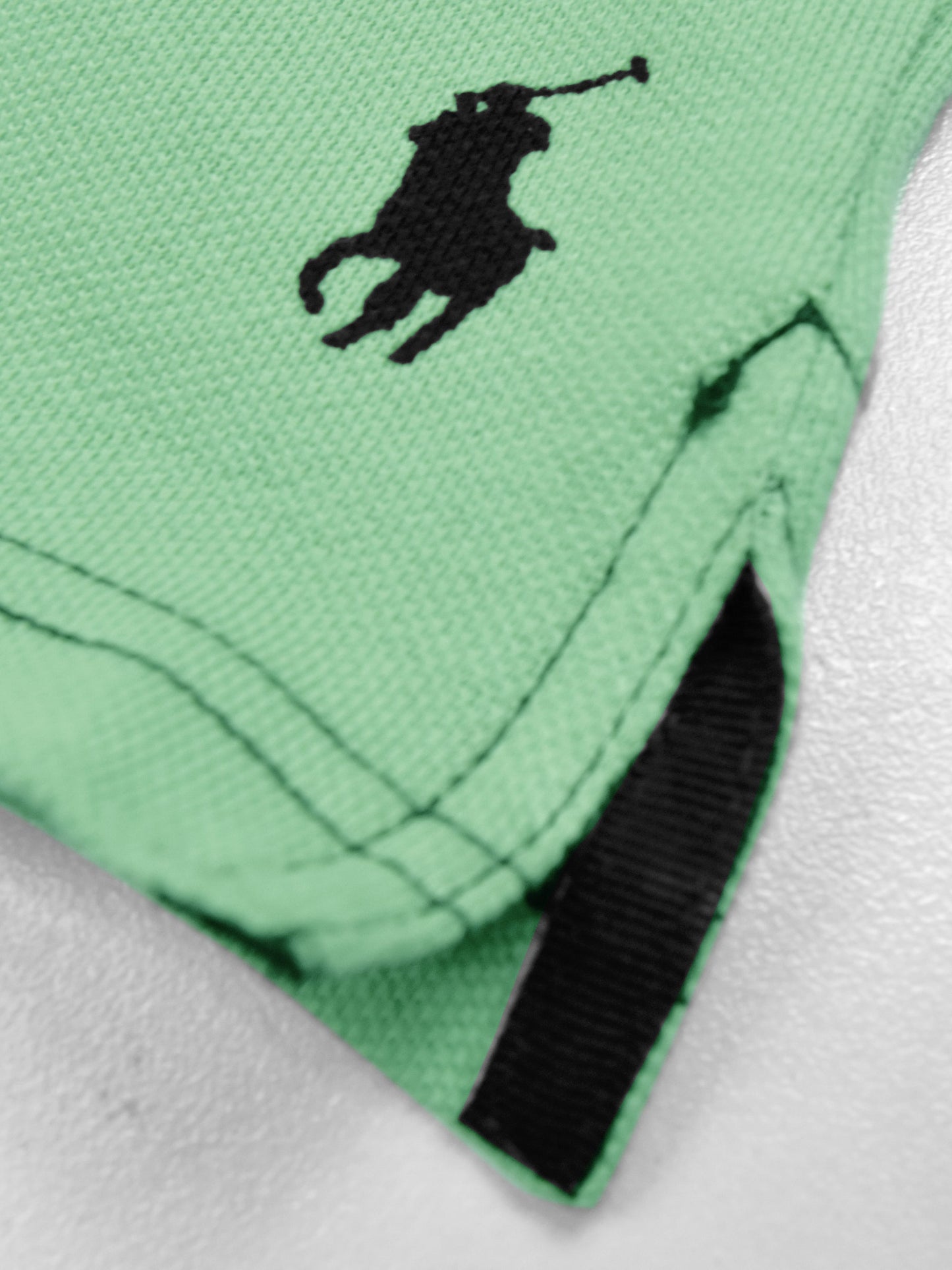 PRL Summer Polo Shirt For Men-Light Green with Allover Print-SP1444/RT2335