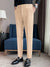 Louis Vicaci Interlock Stretchy Slim Fit Lycra Pent For Men-Light Camel-BR423