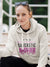 Wound up Fleece Pullover Hoodie For Women-Off White Melange-RT1086