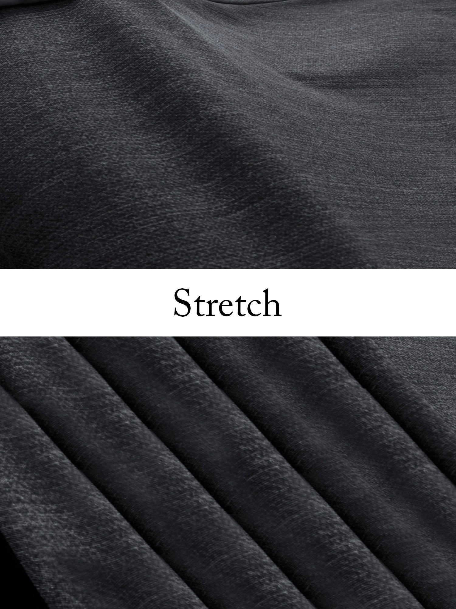 Louis Vicaci Super Stretchy Slim Fit Lycra Denim Pent For Men-Dark Grey Melange-BR404
