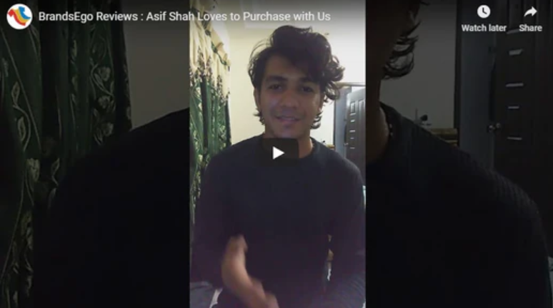 BrandsEgo Reviews : Asif Shah Loves to Purchase with Us