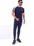 ADS Summer Active Wear Tracksuit For Men-White & Black-BE3032