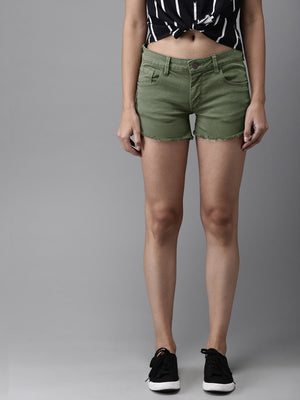 Old Navy Denim Short For Ladies-Green-SP2434