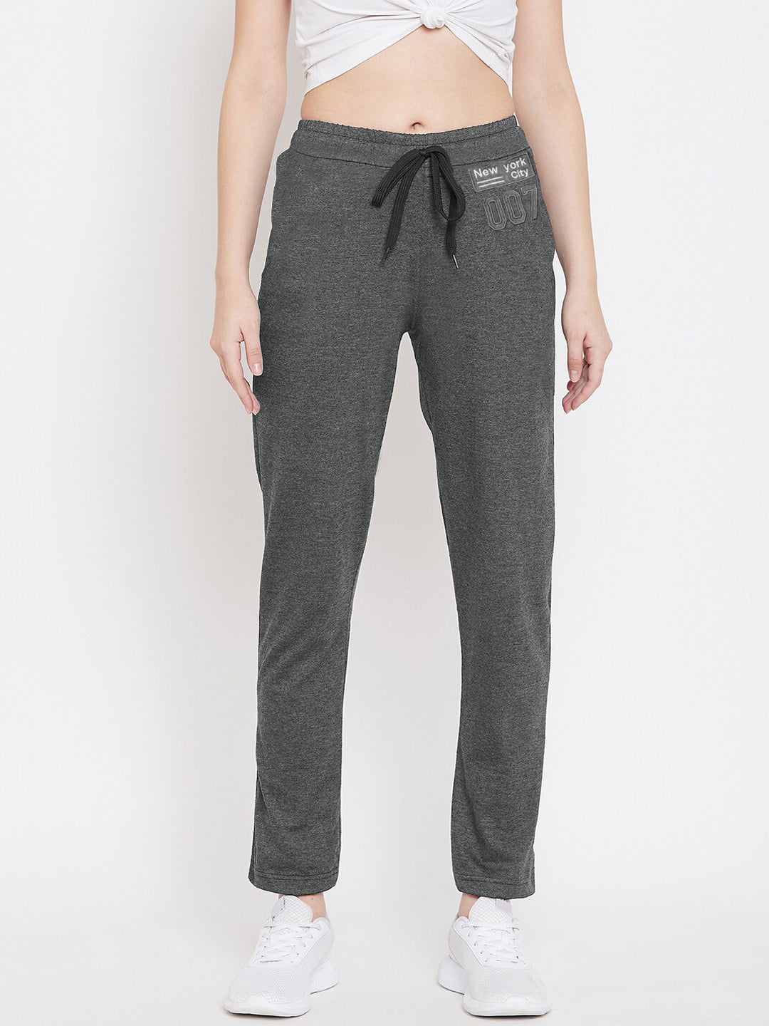 Buy Grey Track Pants for Women by Ajile by Pantaloons Online | Ajio.com